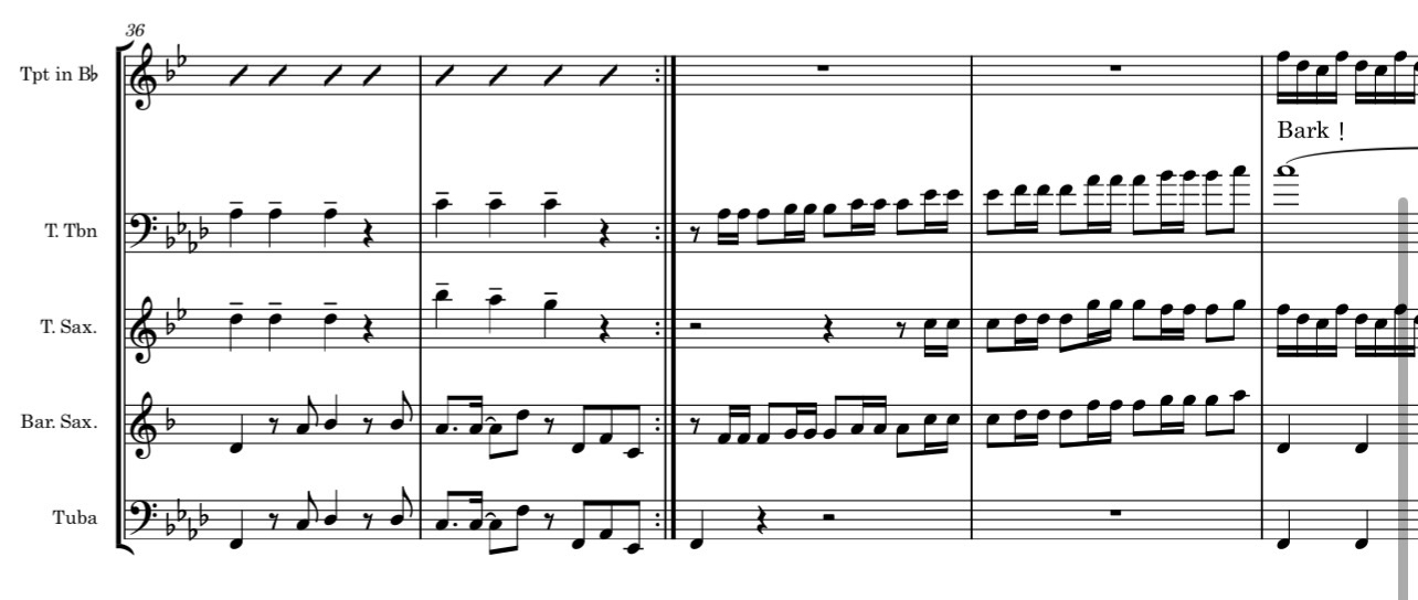 Arrangement / Score